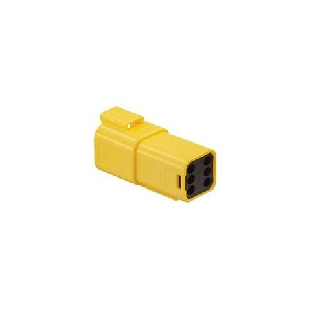 Molex Automotive Connectors Ml-Xt 6Ckt Recp Ylw W/Sml Back Seal 934444105